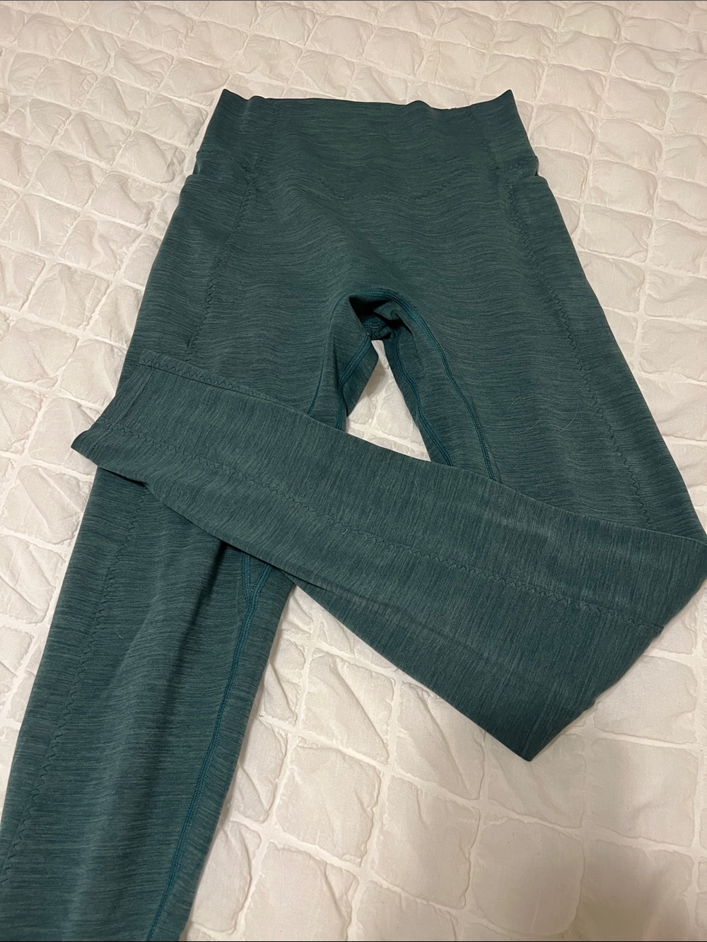 High-Rise Women's Leggings in Deep Teal